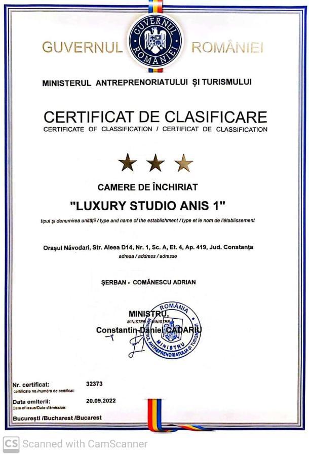 Luxury Studio Anis 1 Năvodari Exteriér fotografie